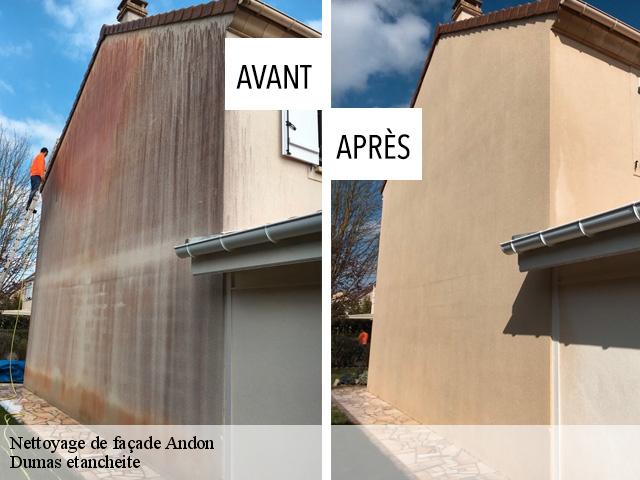 Nettoyage de façade  andon-06750 Dumas etancheite